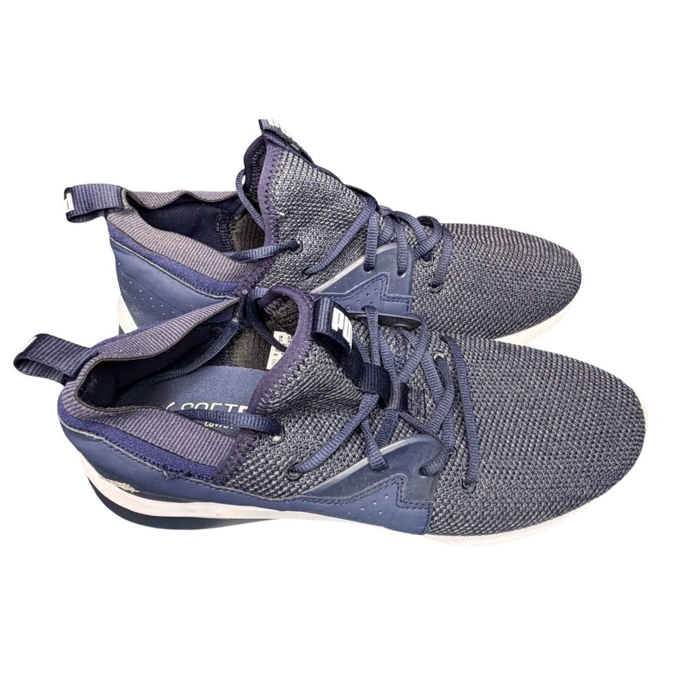PUMA SoftFoam+ Running Shoes Navy Blue Men's Size 12 192344-02 Lightweight